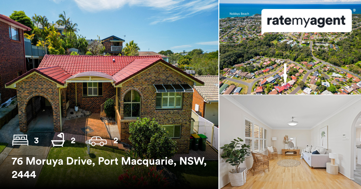 🛌 3 🛀 2 🚘 2
📍 76 Moruya Drive, Port Macquarie, NSW, 2444

My latest sale on #RateMyAgent.
rma.reviews/TU6MYBge5TmO

...
#ratemyagent #realestate #Belle_Property_Port_Macquarie