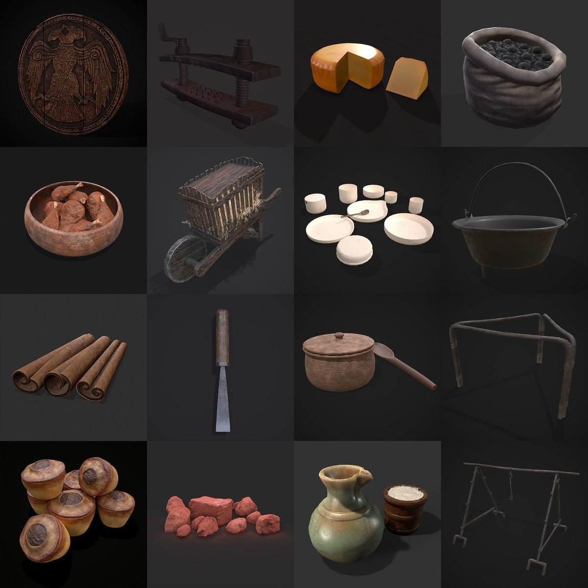 GetdeadE's tweet photo. 750 Medieval Props Pack Buy it here: https://t.co/cyYCpazspI
COUPON CODE 25% OFF : 78908C2A5D5E
#3dmodel #3dprops #medievalprops #gamedev #cgtrader #UnrealEngine #zbrush #SubstancePainter #lowpoly #highquality #pbr #unity #b3d #cg #cgassets #vr #vrassets #SALE #gamedeveloper #3d https://t.co/tTlhb6aGJp
