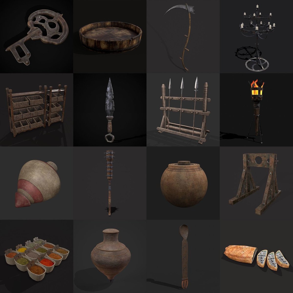 GetdeadE's tweet photo. 750 Medieval Props Pack Buy it here: https://t.co/cyYCpazspI
COUPON CODE 25% OFF : 78908C2A5D5E
#3dmodel #3dprops #medievalprops #gamedev #cgtrader #UnrealEngine #zbrush #SubstancePainter #lowpoly #highquality #pbr #unity #b3d #cg #cgassets #vr #vrassets #SALE #gamedeveloper #3d https://t.co/Hr6RR56dXi