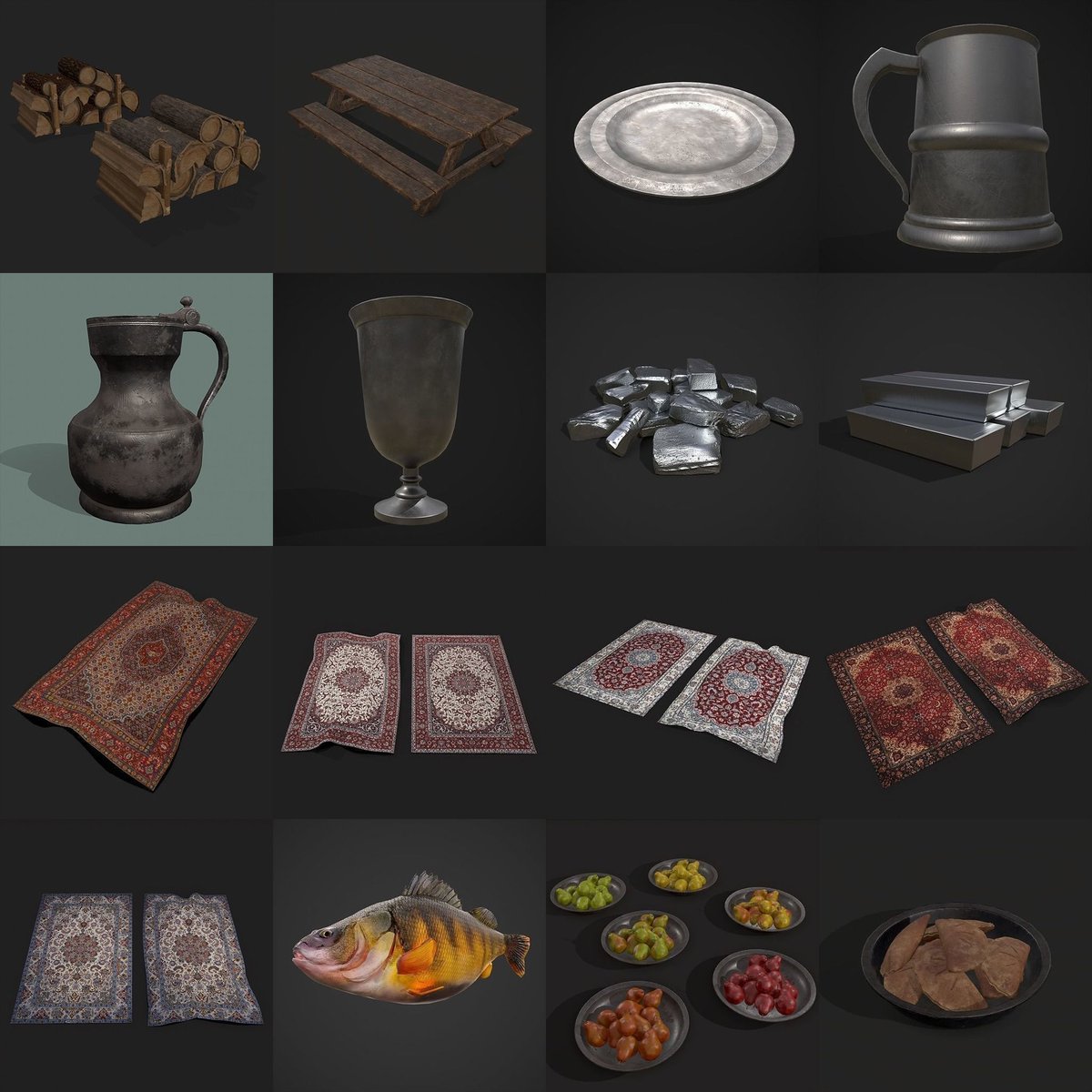GetdeadE's tweet photo. 750 Medieval Props Pack Buy it here: https://t.co/cyYCpazspI
COUPON CODE 25% OFF : 78908C2A5D5E
#3dmodel #3dprops #medievalprops #gamedev #cgtrader #UnrealEngine #zbrush #SubstancePainter #lowpoly #highquality #pbr #unity #b3d #cg #cgassets #vr #vrassets #SALE #gamedeveloper #3d https://t.co/Hr6RR56dXi