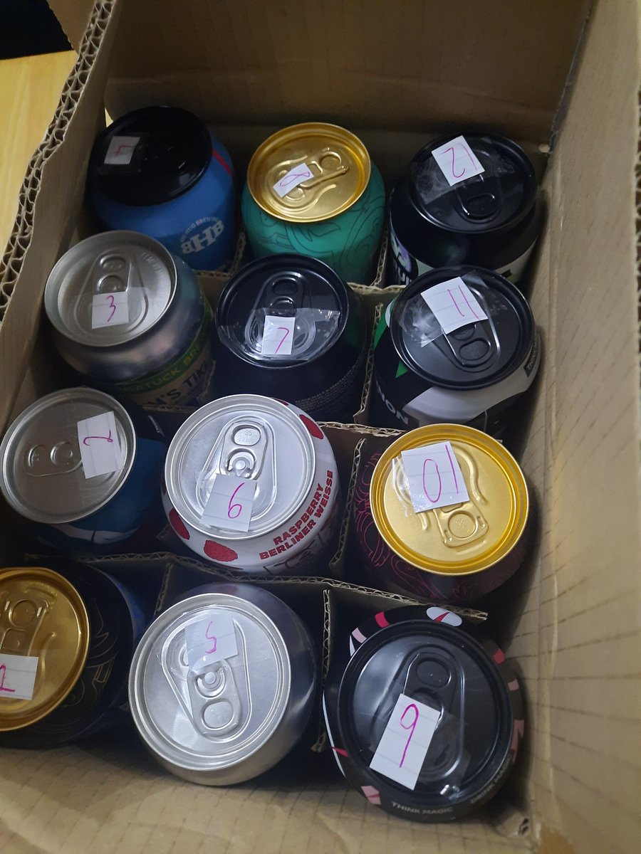 markspight's tweet photo. What's in the box?....My daughter has had a dig through the beer cupboard to create my very own #Dadvent calendar. Daily reveals starting tomorrow! @THoptimists https://t.co/ZWRoAEALPG