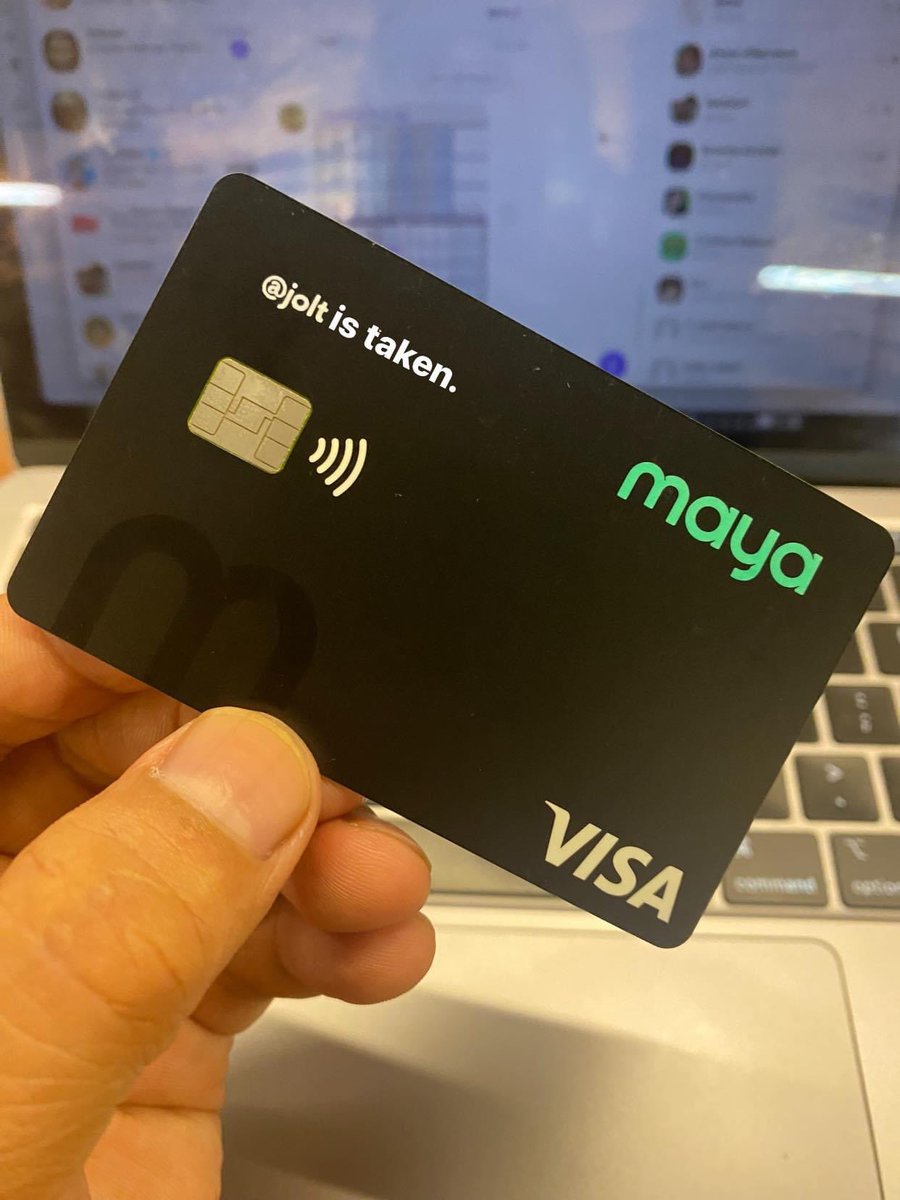 JoelInarsolin's tweet photo. Parang James Ried lang ba ohhh ang ganda nung new @mayaofficialph card ko? Send na kayo ng pamasko @jolt!!! https://t.co/RcTPbBmz7U