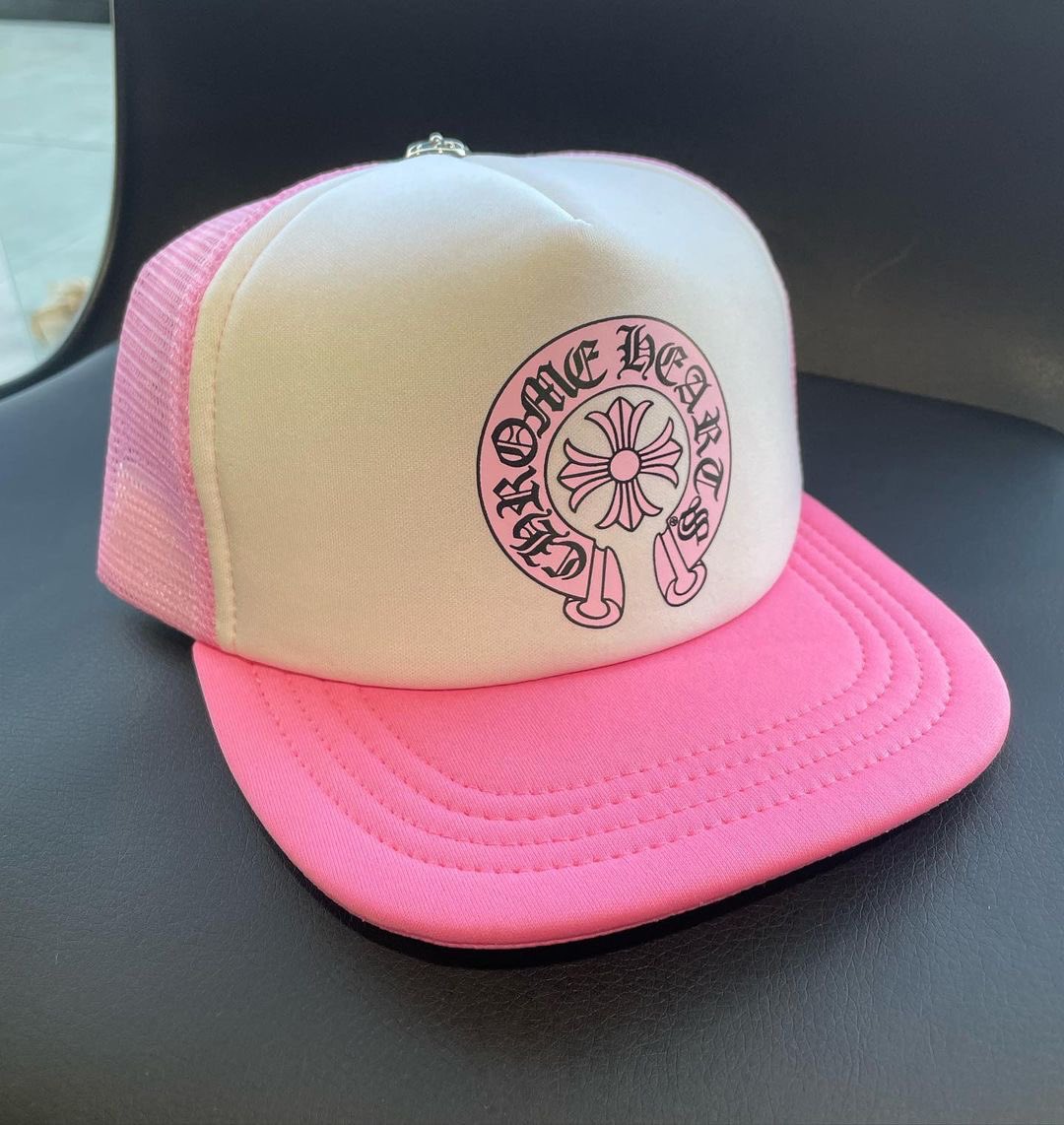 Chrome Hearts Pink Trucker
$450