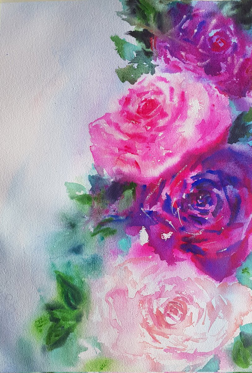 Mindfully floral !
Watercolor '22
42 x 30 cms
#roses #rosesareforeever #florals  #floralhomedecor #flowerpainting #watercolor #flowerartwork #flowerart #looseflorals  #flowers #paintingflowers 
 #watercolor_daily #watercolorgallery #waterblog #topwatercolor