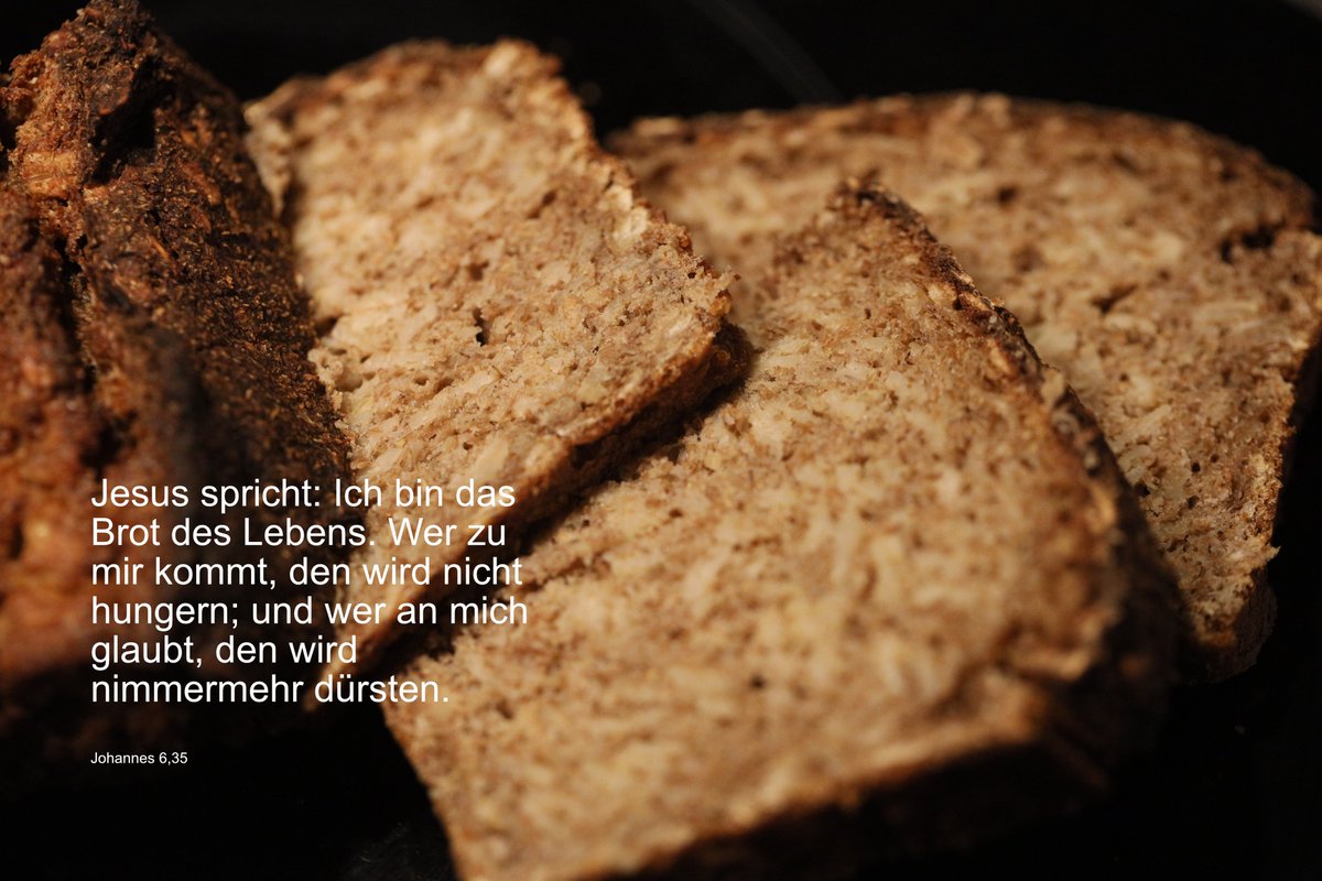 Der christliche Glaube ist Schwarzbrot für die Seele: sättigend und nahrhaft. Besser als religiöser Süßkram. 
Seid fein gesegnet heute! Guten Morgen miteinander!