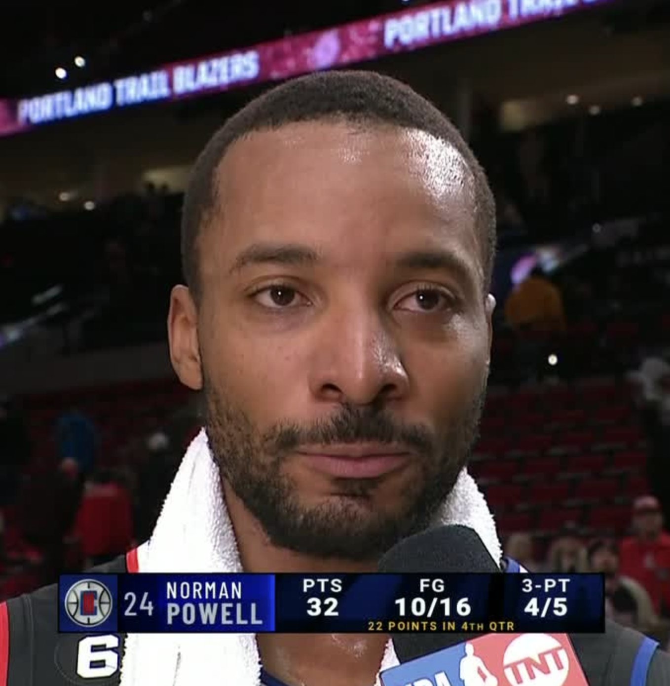 NBA on ESPN on Twitter "Norman Powell outscored the entire Blazers
