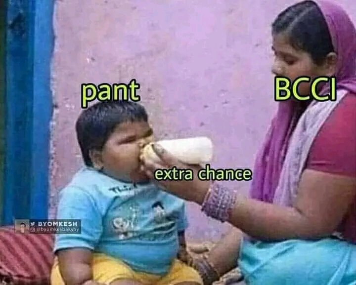 imomprakash0021's tweet photo. I think no any cricket player is in the competition of #RishabhPant . Give him Captaincy after voice captaincy in all formats of Indian cricket. In my opinion #SanjuSamson &amp; #ishankishan is 1000times better than this Player. But this player is gamechanger.😋 @BCCI @ICC https://t.co/HrfuDhajdh