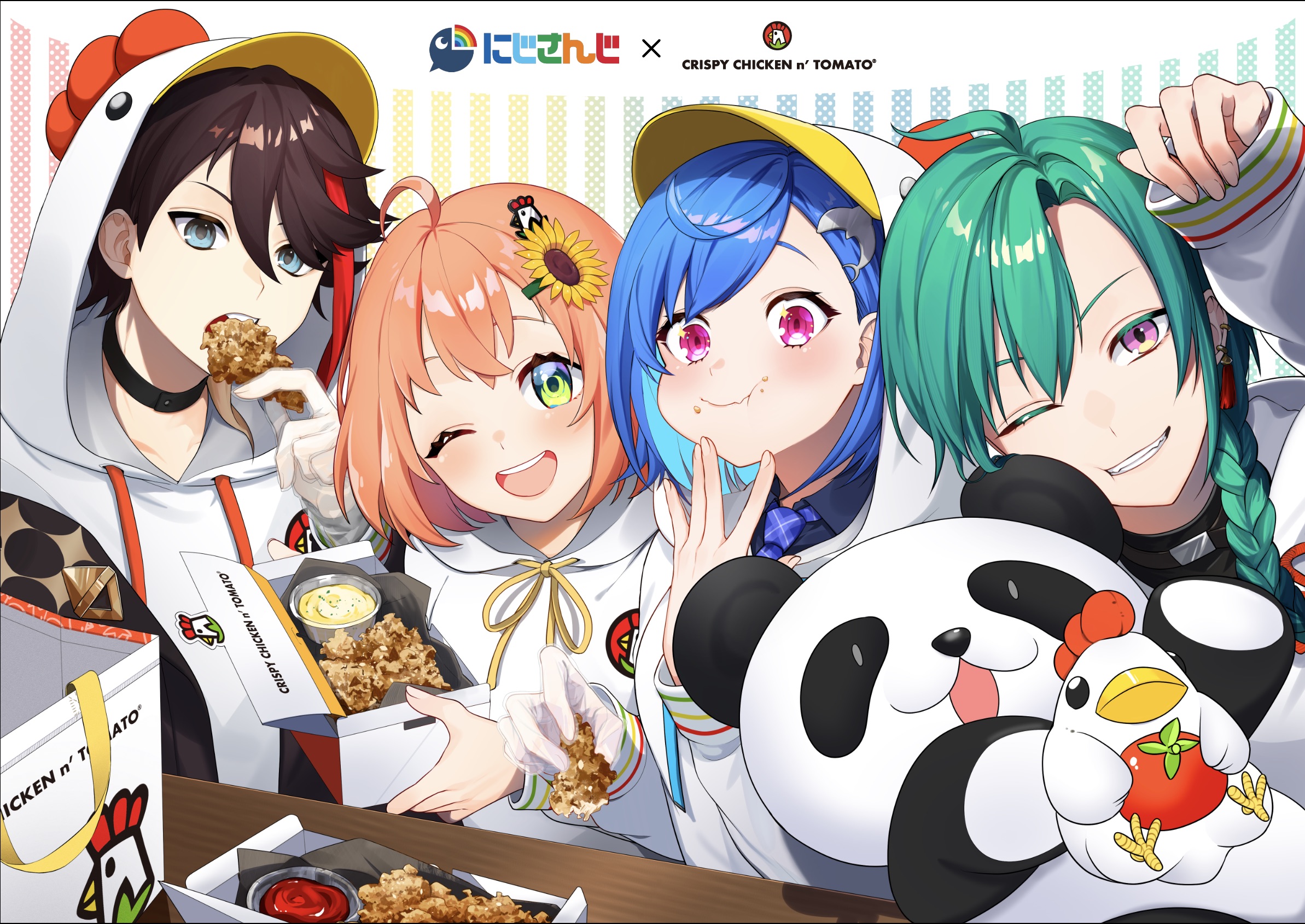 欲しいの にじさんじ 三枝明那 アクリル クリスピーチキンアンドトマト パソコン用キーボード