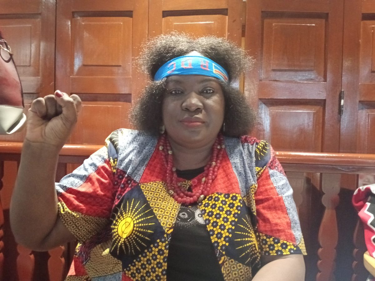 mildredngesa's tweet photo. #women4DRC We stand in Solidarity with the women from #DRC to ensure the guns are silenced and peace prevails.The women MUST be at the negotiation table.
@FemnetProg 
@kachambwa 
@unwomenafrica https://t.co/3LC1GrZ8f8