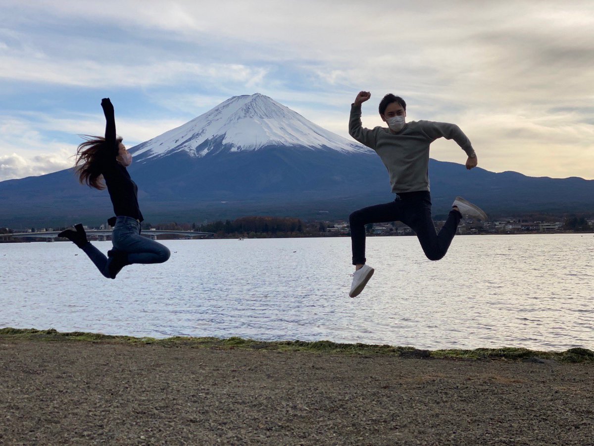 実はやってみたかった をやらせてもらいました🕴️ 富士山が綺麗だなぁ〜(´∀｀)