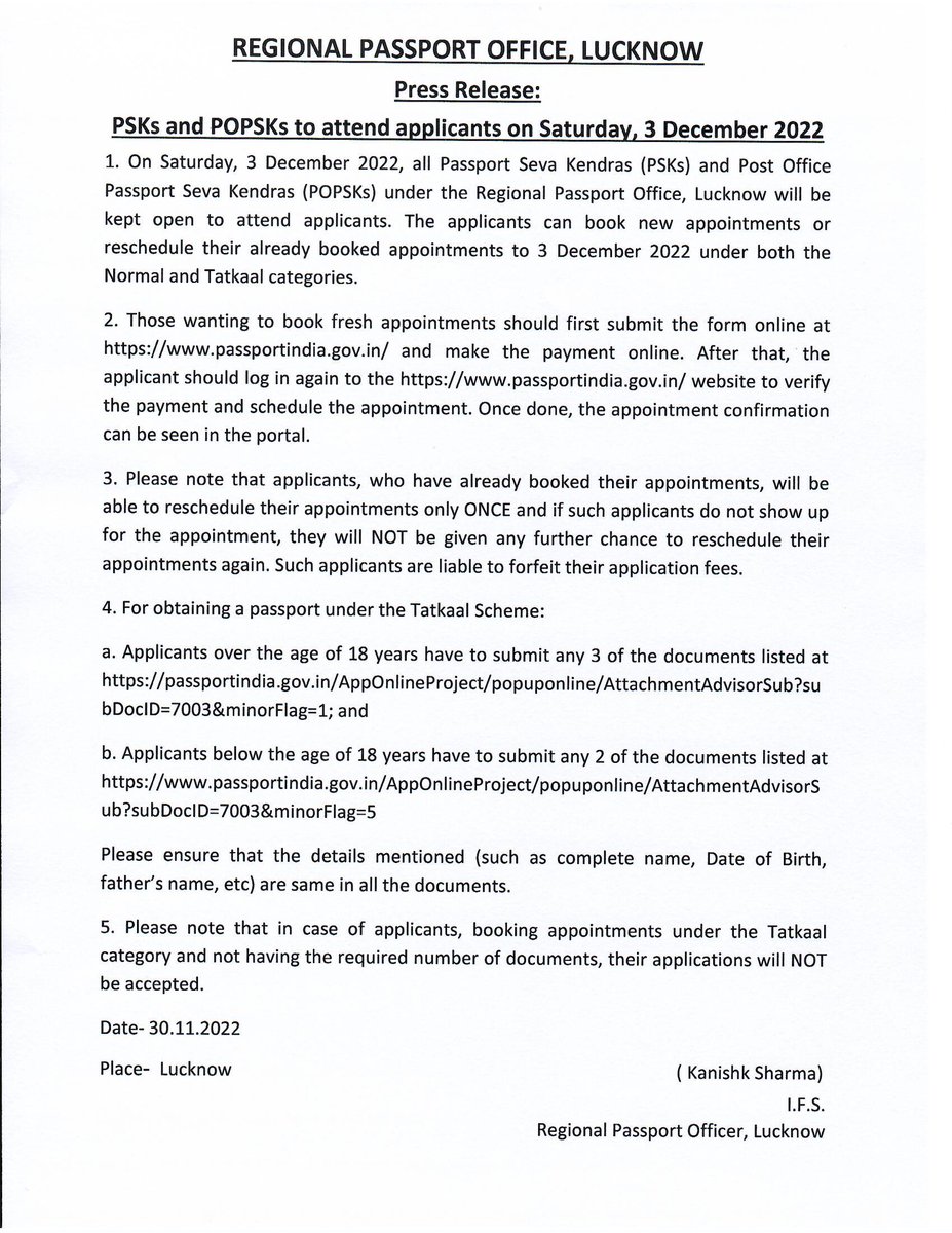 Regional Passport Office, Lucknow tweet media