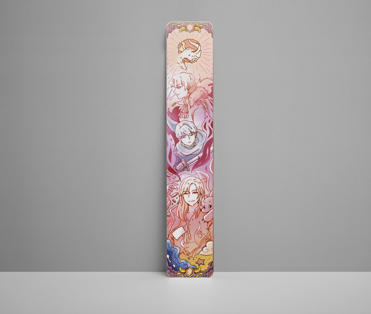 leii_mon's tweet photo. My entries for @LCFZine2022! 

I made a bookmark and cup sleeve ☺️ You can download it for free here https://t.co/mXrhnk65TA! Hehehe finally can upload the mockups here~

#LCF https://t.co/z2fnOgz6i9