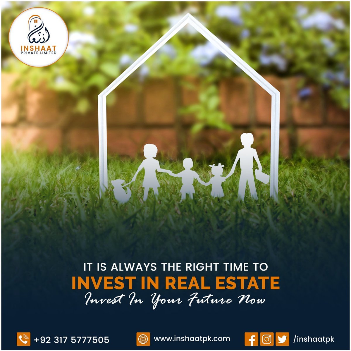 Inshaatpk's tweet photo. It is always the right time to Invest In Real Estate. Now is the time to invest in your future.

For wise consultancy don't hesitate to get in touch with our team.
📞 +923175777505
🌐 https://t.co/Ebb8Yi5QjJ

.
.
#peaceresidencia #peaceresidenciarawalpindi #inshaatinvestment https://t.co/u485FntJ30
