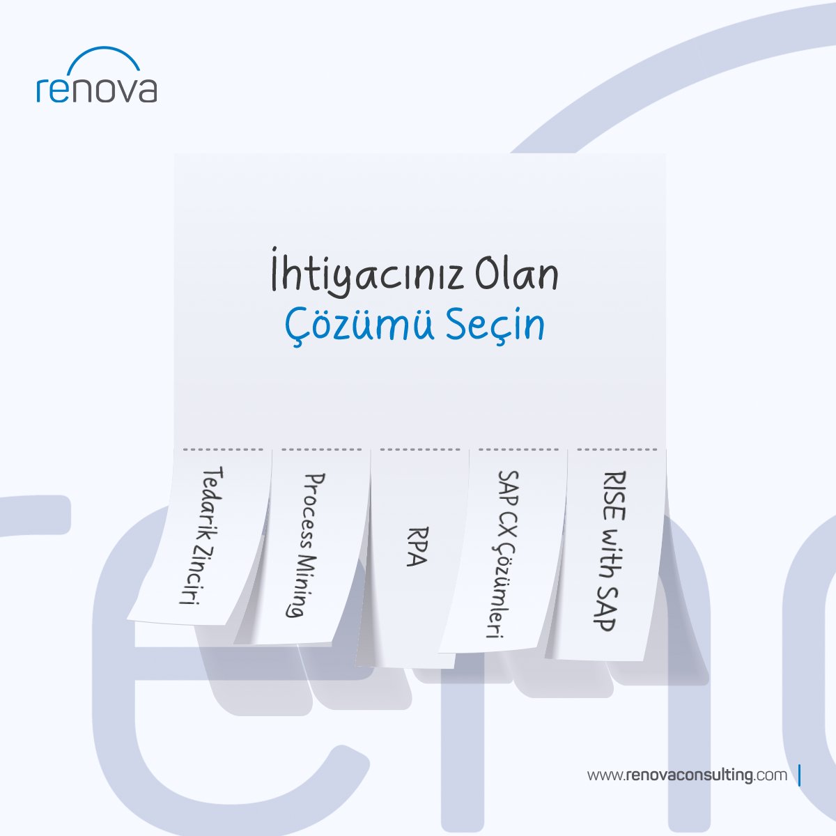 Kurumunuzun ihtiyaç duyduğu ne varsa, hepsi Renova’da.

İhtiyaçlara odaklanan sektörel çözümleri keşfetmek için hemen bir #Renova uzmanı ile konuşun.

#SAP #SAPpartners #UiPath