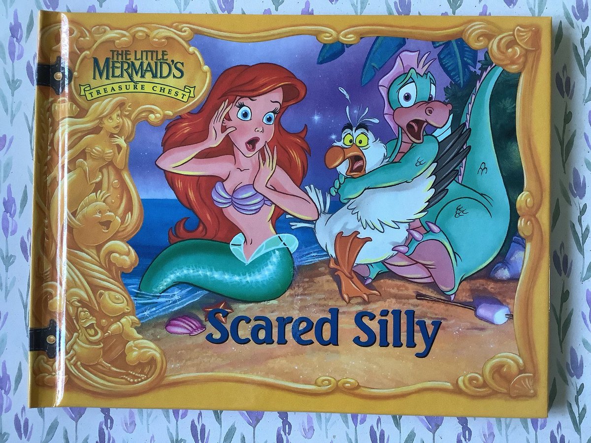 WatsonsVintage's tweet photo. A Fun #StockingFiller #Gift for a #LittleMermaid Fan in my #etsyshop Beautiful #Vintage #1992 The Little Mermaid’s Treasure Chest ‘Scared Silly’ Hardback Book - Disney 30th Birthday Gift #ArielLover #BookGift https://t.co/iYKUOgtSja #WaltDisney #ScaredSilly #PictureBook #FunGift https://t.co/AjaPttOfdQ