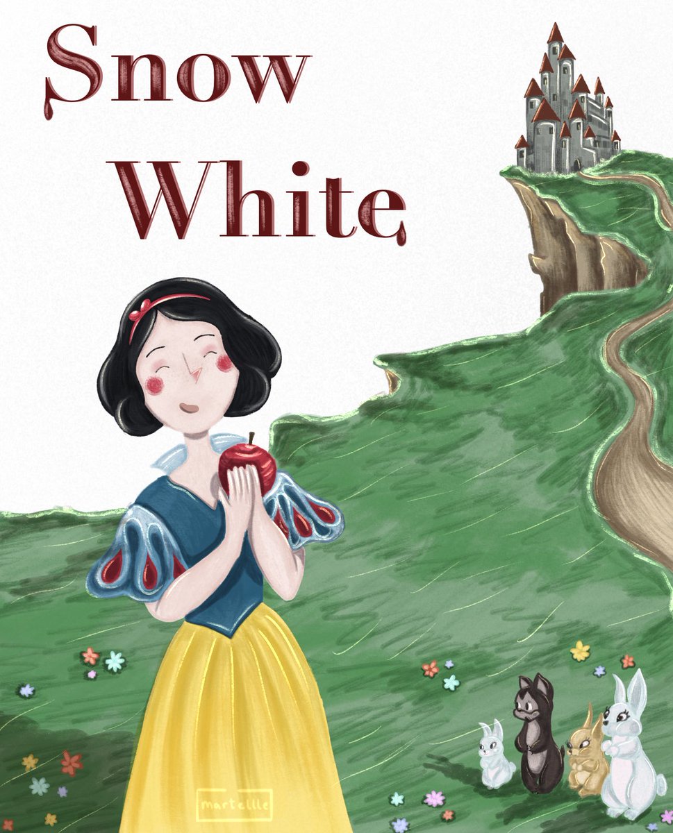 martellle_'s tweet photo. New Art Piece 🌟 

Snow White 🍎 
Follow me on Bechance: https://t.co/bR3qpF6Y7F

#ChildrensBooks #CHILDRENSBOOK #ChildrenArt #kidlitart #kidlit #illustration #Fairytales #procreate https://t.co/R816sbgY0Z