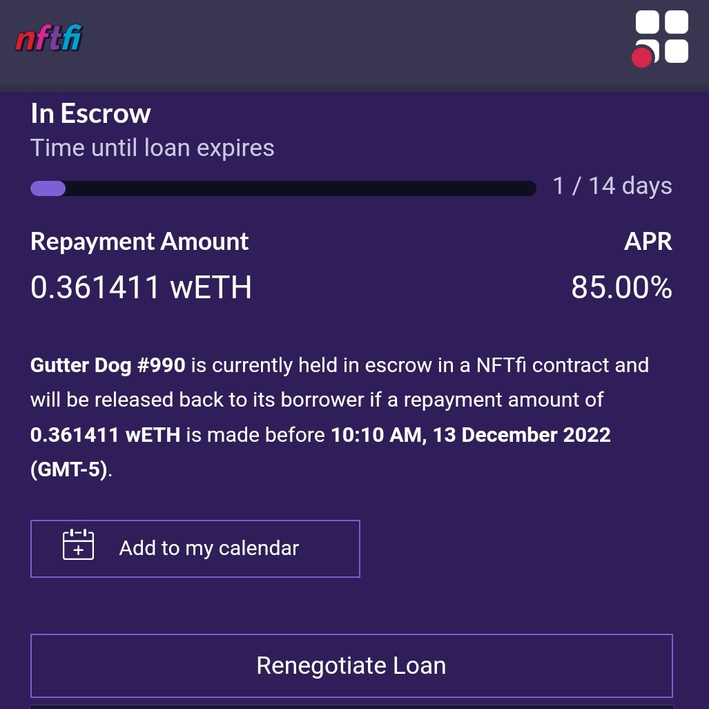 G_BazCrypto's tweet photo. #Gdog990 sleeping in Jail @NFTfi for the 1st time on a 14 Day Sentence @GutterCatGang .. #Ens #Cashbail release 0.36 ETH ... I will sell arms and legs to get you out of there my G. https://t.co/S0swZANB0B
