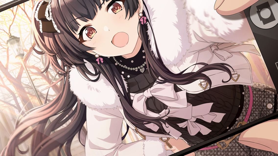 ShinyColors_ENG's tweet photo. Here are the card arts for the event P-SR Fuyuko! Her skills include:

0*: 2.5x Dance Appeal, 5% Dance &amp; Visual Up [5 turns]

4*: 3x Visual Appeal, 10% Dance &amp; Visual Up [5 turns] https://t.co/8VUIzHSnSy