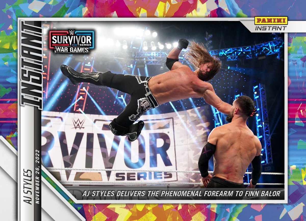 wrestlingcards's tweet photo. Cards #83-86 are now available for WWE Survivor Series at @PaniniAmerica Instant. #WWE #PaniniInstant #WWESurvivorSeries #WrestlingTradingCards https://t.co/21AvwMSDXt
