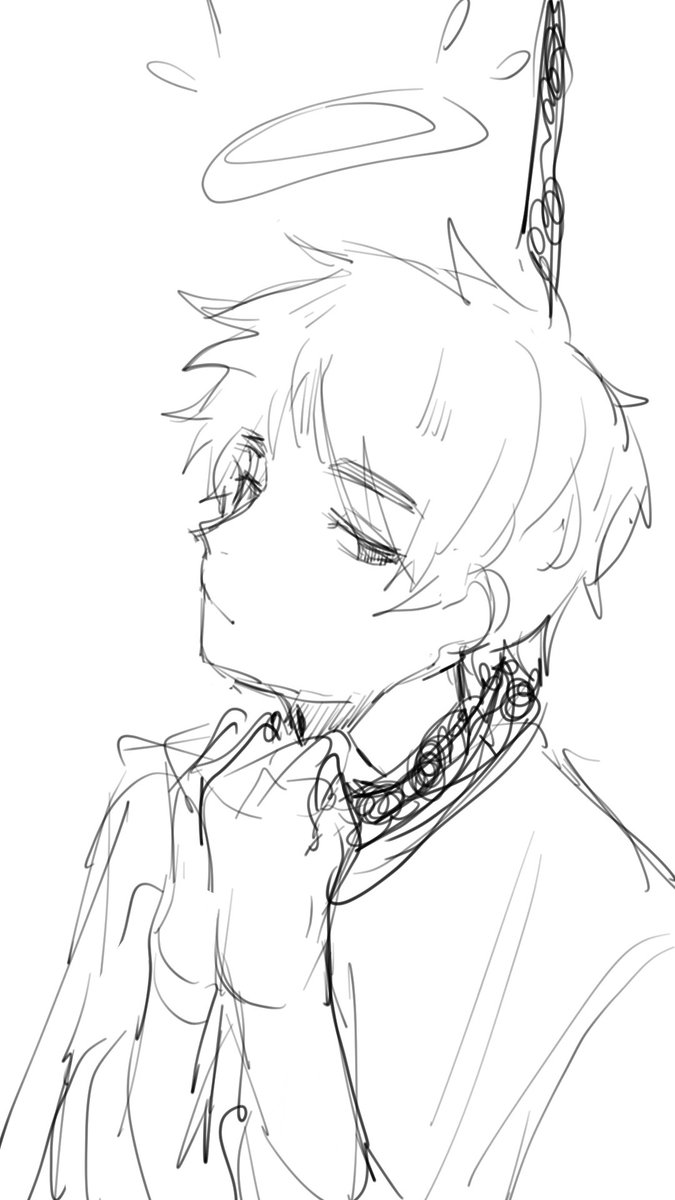 Ashao1123's tweet photo. Draw something I can't understand myself。。。。🥺Mr. kirkland will forgive me anyway, right? https://t.co/itUmcQsSp3