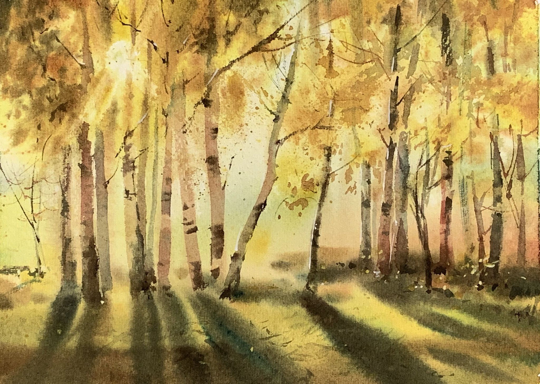 Пейзаж осень (Марина Трушникова
