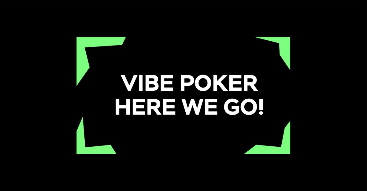 Big News!  We'll be randomly selecting three users from the waitlist for a free NFT mint! Vibe Poker here we go!!🚀🚀

#NFT #FreeMint #freemintNFT #NFTCommunity #NFTCollection #NFTs #NFTs #NFTNYC #NFTdrop #VibePoker