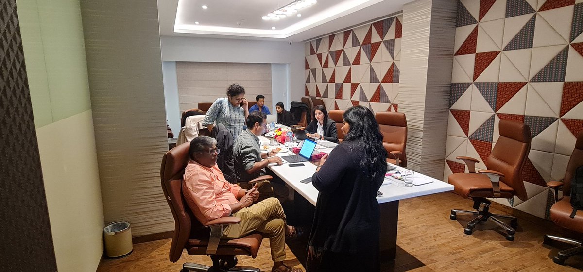 CANSouthAsia's tweet photo. @CANSouthAsia Team Meeting in #Kathmandu 

#ClimateAction 
#ClimateEmergency 
#SouthAsia 
#ClimateActionNow https://t.co/mWJ08anJFa