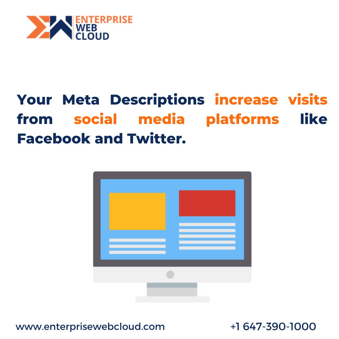 EnterpriseWebCd's tweet photo. What is a meta description? It is an HTML attribute that provides a brief web page summary. They are super important for attracting the right people to the right content.
#webdesign #designs #websites #webdesigner #marketingtips #digitalmarketing #enterprisewebcloud https://t.co/AseZqG8gPr