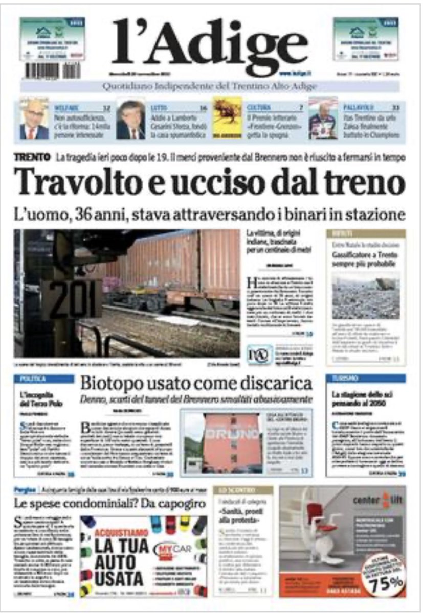 Buongiorno con <a href="/giornaleladige/">l'Adige</a>