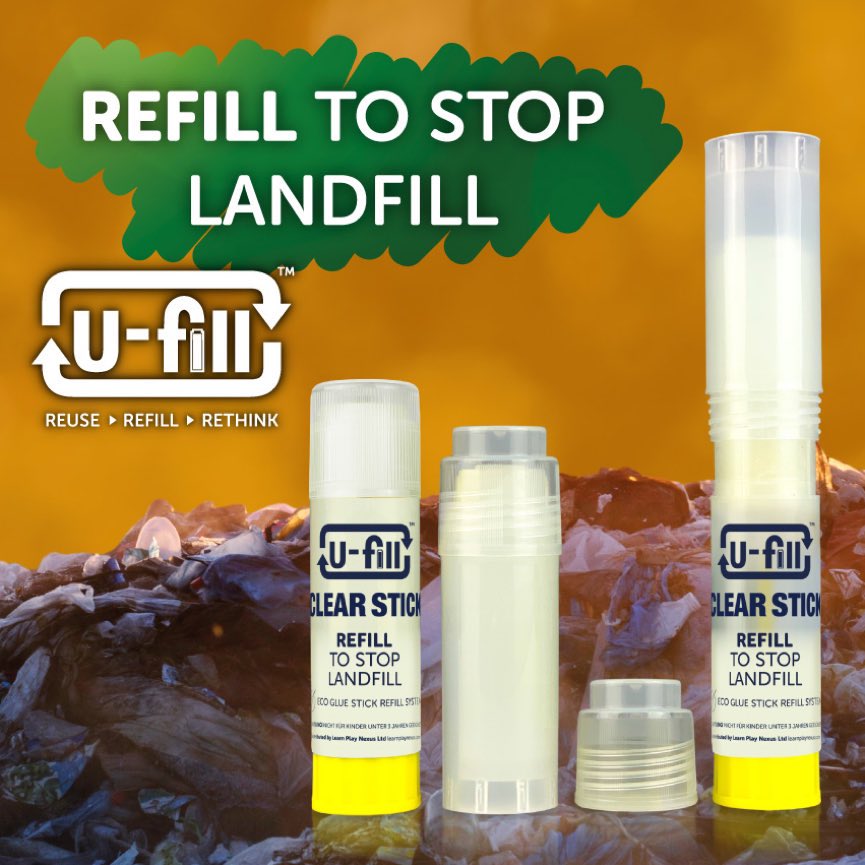 Worlds Only Refillable Glue Stick #stoplandfill#kidsagainstplastic#ecoschools##greenflag 
#beautifulscotland #onyoulists 
Why ?oh Why ? Wouldn’t we -especially if it’s cheaper too ??
Answers on a Twitter postcard please !!
 Want the lowdown ?