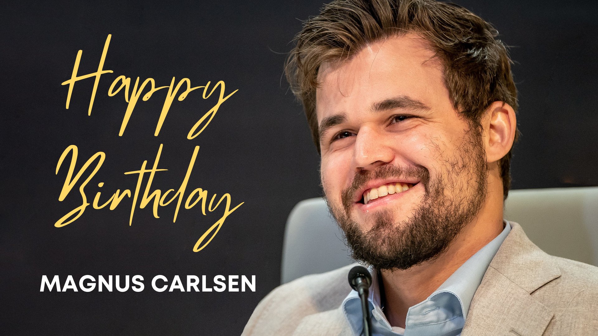 2700chess on X: Happy 33rd Birthday to Magnus Carlsen! He was