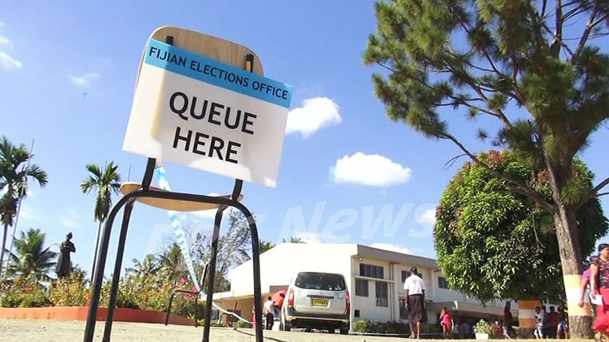 FBC_News's tweet photo. The Fijian Elections Office says based on current projections, there might be only a 50 percent voter turnout on Election Day on December 14.
#FBCNews  #FijiNews #Fiji  #election2022
https://t.co/h58rYfEuIH https://t.co/b7blLraGoI