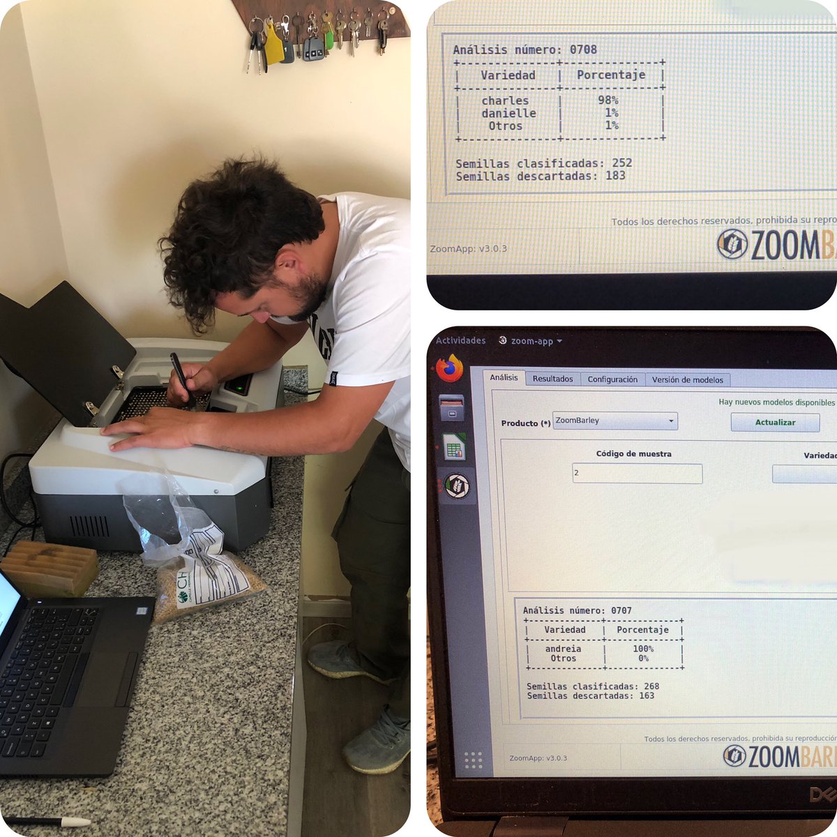 Excelente herramienta <a href="/ZoomAgri/">ZoomAgri</a> que le aporta gran valor a la industria cervecera <a href="/Ambev/">Ambev</a> identificando pureza varietal de cebada en pocos minutos.                                       Gracias Fermin!! de #Lartirigoyen Dx por hacer el proceso