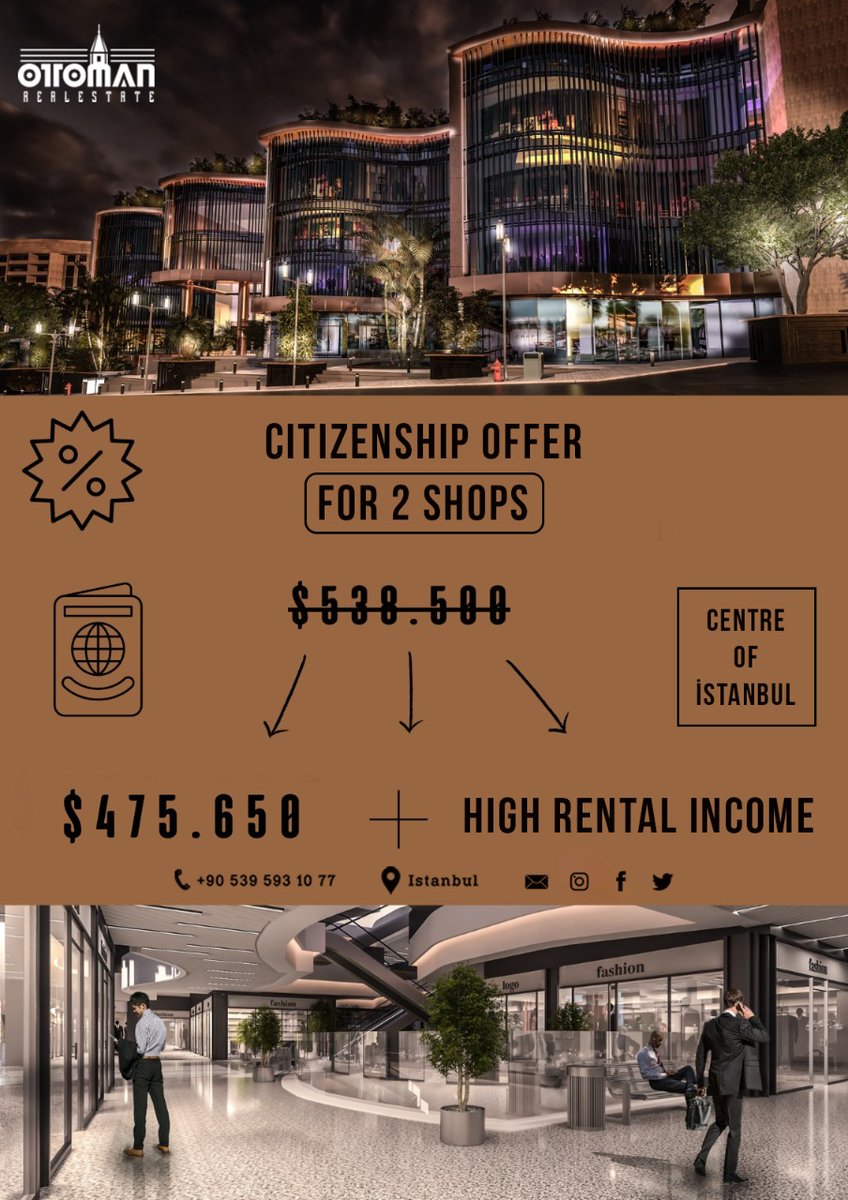 ottomanesatate's tweet photo. Citizenship offer!
#istanbul #turkey #property #villas #appartments #shops #lands #beautifulistanbul #beautifulview #ottomanproperty #citizenshipoffer #explore #special #offer #price https://t.co/mOSQPNbHZU