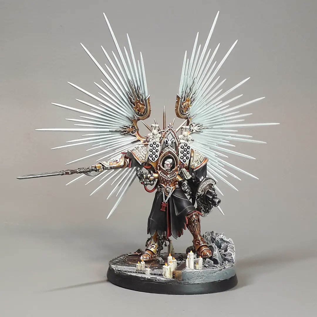 pe_painter's tweet photo. Morvenn Vahl
Took a lot longer to complete than I care to admit, but had a lot of fun painting her up with a few "subtle additions" 😝 #WarhammerCommunity #PaintingWarhammer #sistersofbattle #warhammer40k #warmongers https://t.co/sM4BcYCNBD