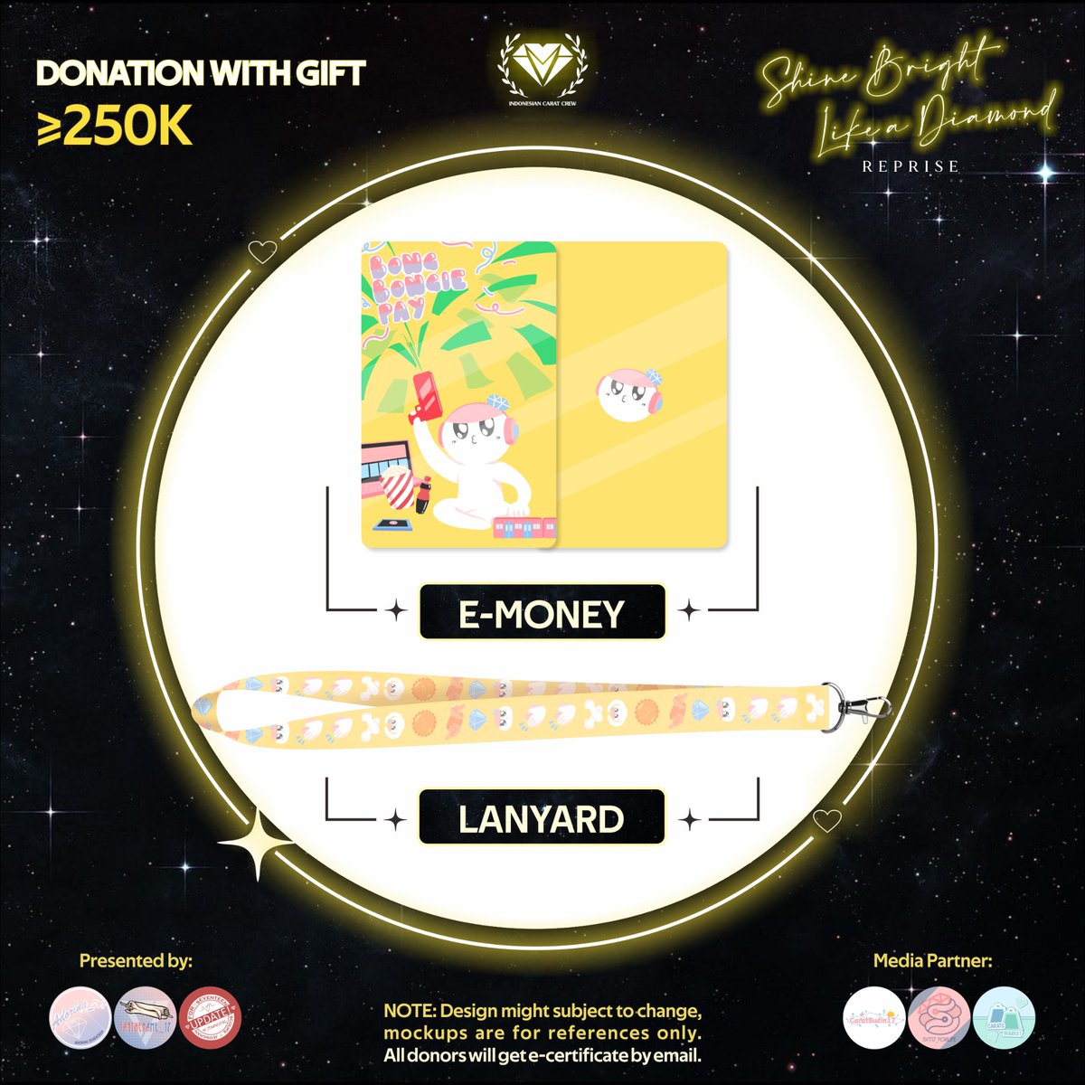 [NOTICE] LAST DAY! PO 1 Donasi Dengan Gift. 

Yuk beli sekarang biar bisa dipakai saat konser BE THE SUN ADDITIONAL SHOW in Jakarta 🥰

Link Donasi Dengan Gift : bit.ly/SBLADONATEGIFT

Transparansi Data Donasi : bit.ly/SBLADONATEUPDA…