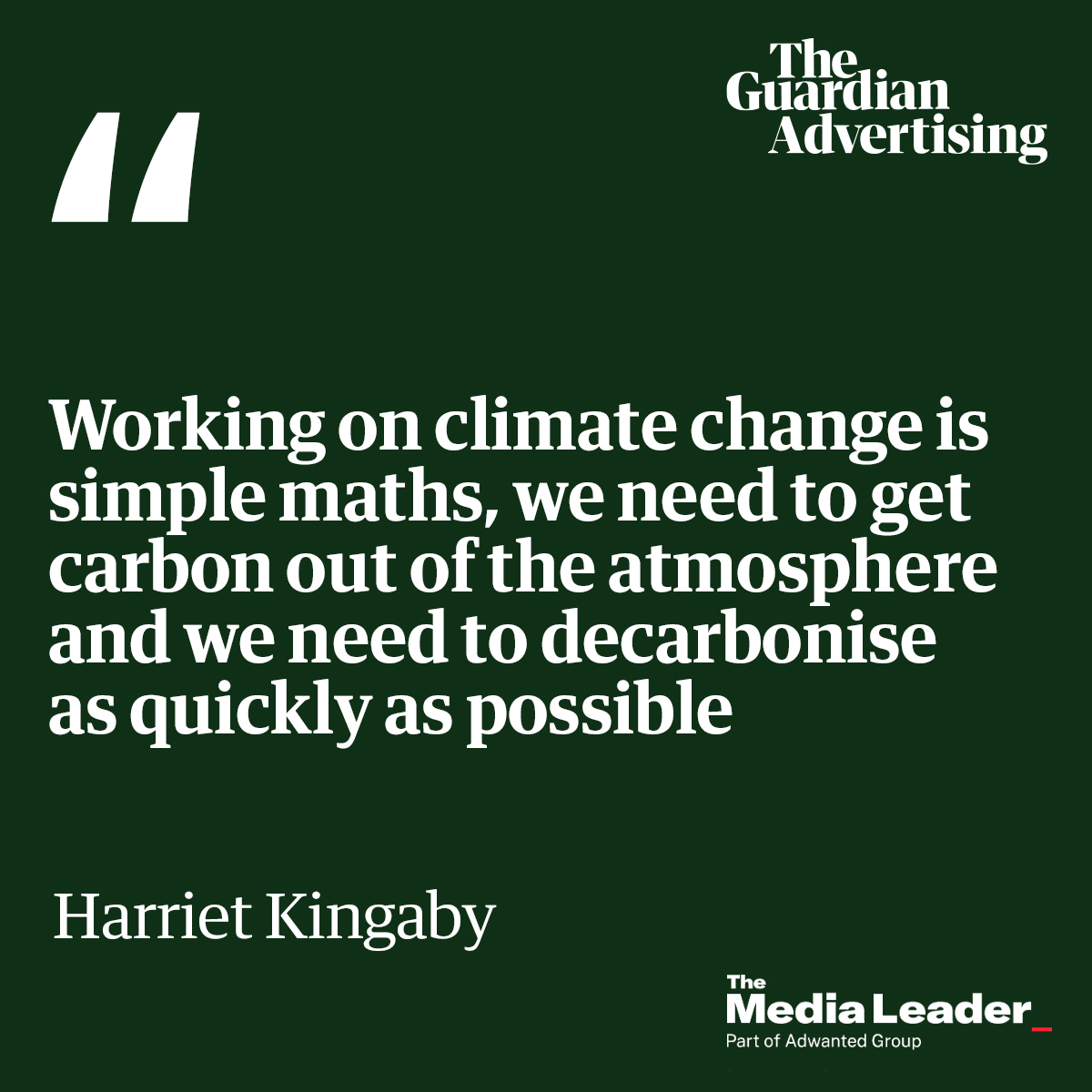 Co-Founder of The Conscious Advertising Network, Harriet Kingaby, sat down with Omar Oakes at The Future of Sustainability Seminar, to discuss the realms of greenwashing and what counts as disinformation.

#advertising #sustainability