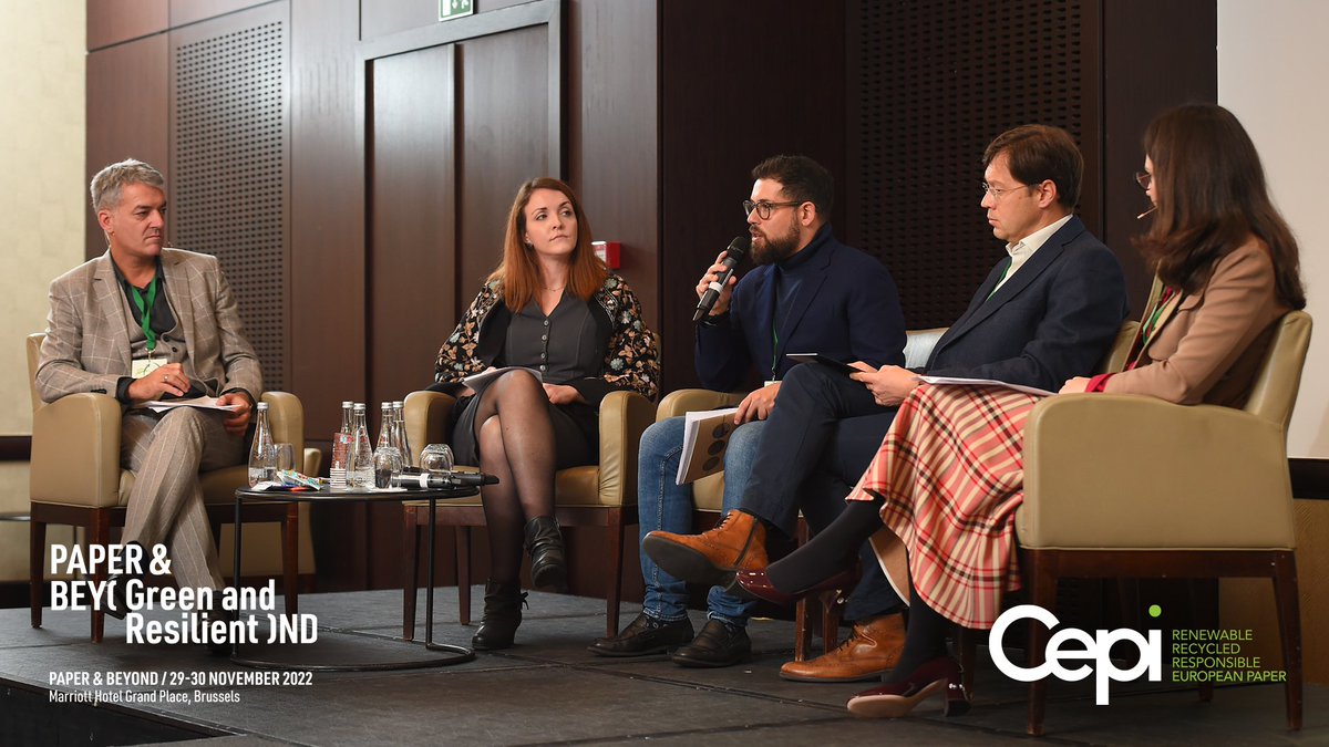 cepi_paper's tweet photo. "The definition of forest degradation is critical. In parallel, we need to step up more than ever before for deforestation. For that, it is now important that we merge and combine the regulations.", asserts speaker @mfmascolo (@FSC_IC) during the last session of #paperandbeyond. https://t.co/r3LkBXVHsT