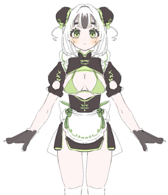 いつか趣味全開のモデルを作って販売してみたいと思ってるけど露出的にアウト感ある…🫢 