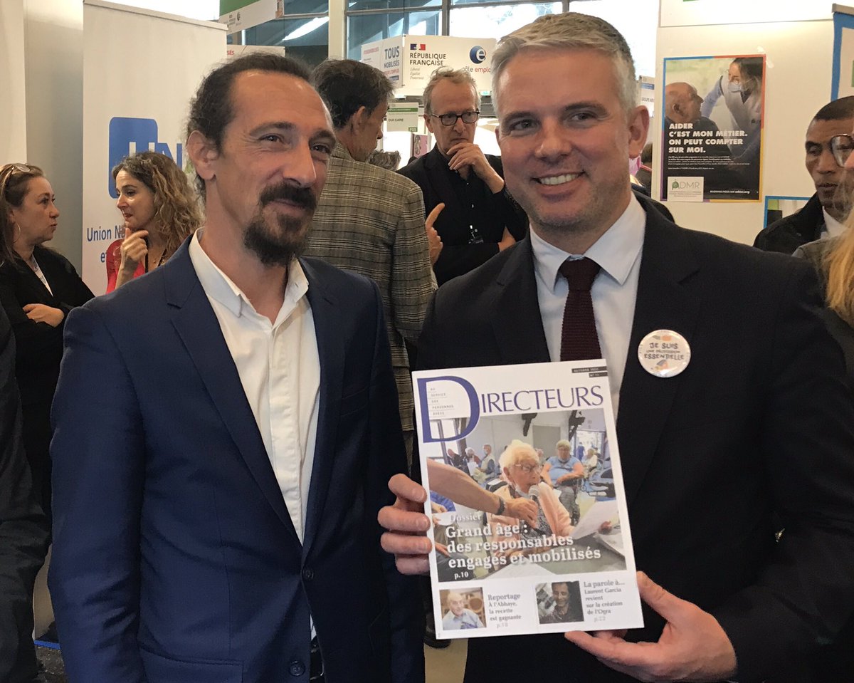 #SalonSAP Échange avec <a href="/JCCOMBE/">Jean-Christophe COMBE</a> lors de sa visite sur le stand de l’<a href="/AssociationADPA/">AD-PA</a>