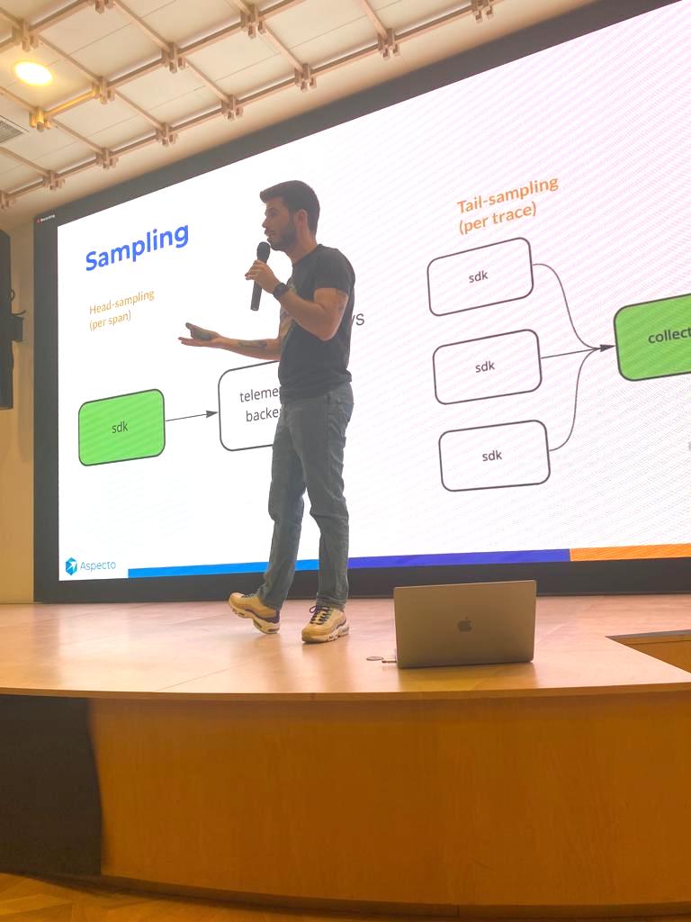 OpenTelemetry TLV, we did not see that coming! 🤩

Our biggest #meetup to date with 100 in-person attendees - look at the #OpenTelemetry community grow!

<a href="/TomerFriedman/">Tomer Friedman</a> <a href="/motti_bec/">Motti</a> <a href="/mondaydotcom/">monday.com</a> thank you for making it happen 

See you at the next one 🎤⬇️