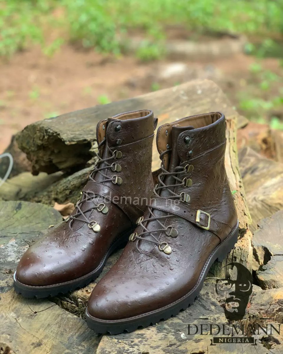 Dedemann_ng's tweet photo. This beauty is made with genuine ostrich leather with a baby calf lining for the interior. And to give it a rugged but yet a stylish look,  we decidedt to cap it up with Vibram morflex commando soles.
Available in several colours in size 40-48
Price-N40k https://t.co/fHizkEP0qA