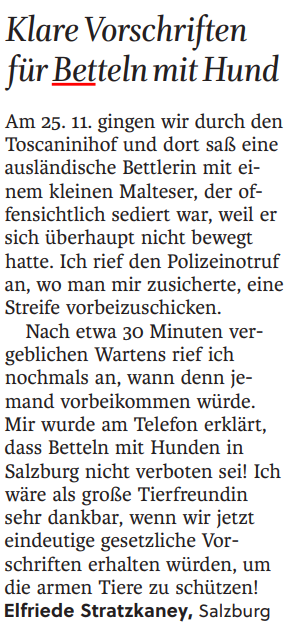 miss_onestone's tweet photo. Ich wäre als große Menschenfreundin sehr dankbar, wenn wir jetzt eindeutige Maßnahmen setzen, um die armen Menschen zu schützen!
Leserbrief im heutigen Lokalteil der #SalzburgerNachrichten https://t.co/tnRQA6sQSW