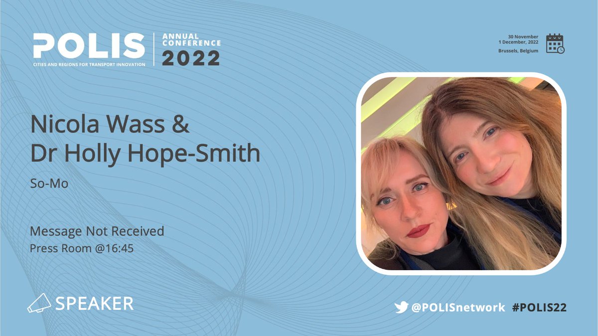 Looking forward to demonstrating how Behavioural Science can help bring change faster in transport. #POLIS22 <a href="/POLISnetwork/">POLIS</a>