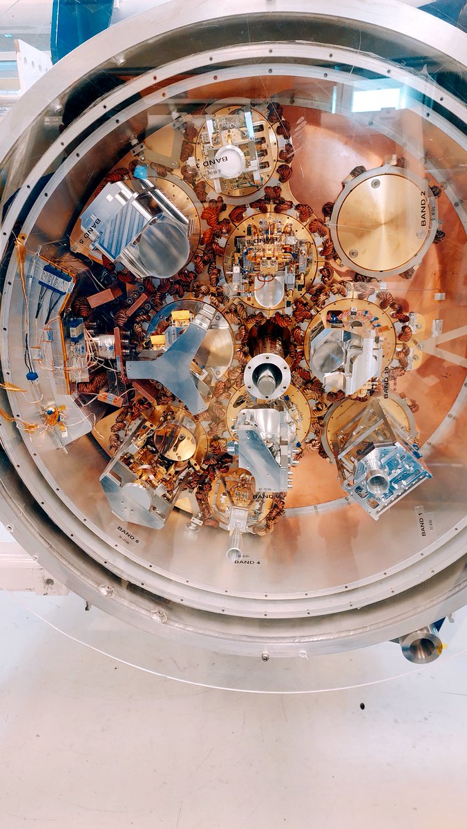 ALMA Observatory📡 (@almaobs) on Twitter photo 2022-11-30 13:02:00 These are my eyes! I detect what others cannot see.😌 The inside of the cryostat where the receivers are cooled to 4K. 📷: @_ansack photo-ambassador. These are my eyes! I detect what others cannot see.😌 The inside of the cryostat where the receivers are cooled to 4K. 📷: @_ansack photo-ambassador.
