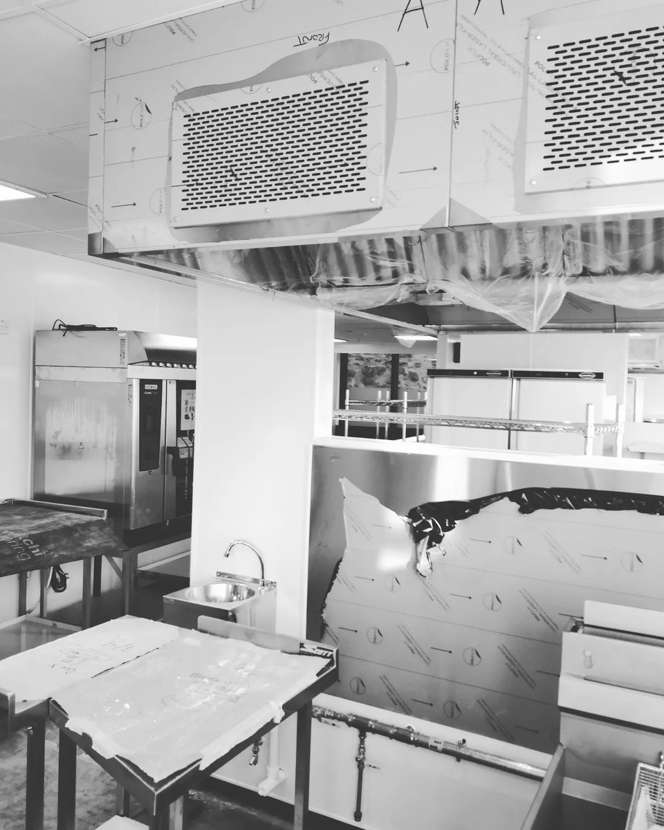 Something's cooking at our project in Marischal Sq in #Aberdeen and you won't believe how this will come together in the next few weeks. Look for this exciting venue opening just before Christmas! Ps. We designed some pipes and wires to make it work! #streetfood #scottishfoodies