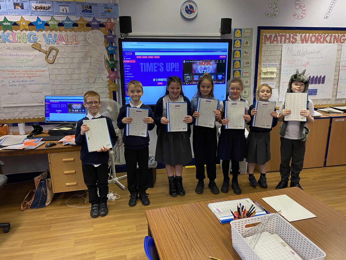 murdishawwest's tweet photo. Well done to our Year 4 Rockstars who got 60/60 today #mwcpmaths #ttrockstars https://t.co/E9nU15gtTm