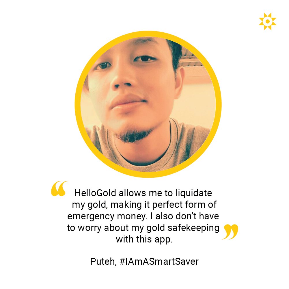 HelloGold aims to help more people take their first step towards lifelong financial security. Buy, sell, and send 99.99% investment-grade gold starting from RM1.

You can use Puteh’s Referral Code: ALIB0AJR when you want to buy gold with us. 

#HelloGold #SmartSaver