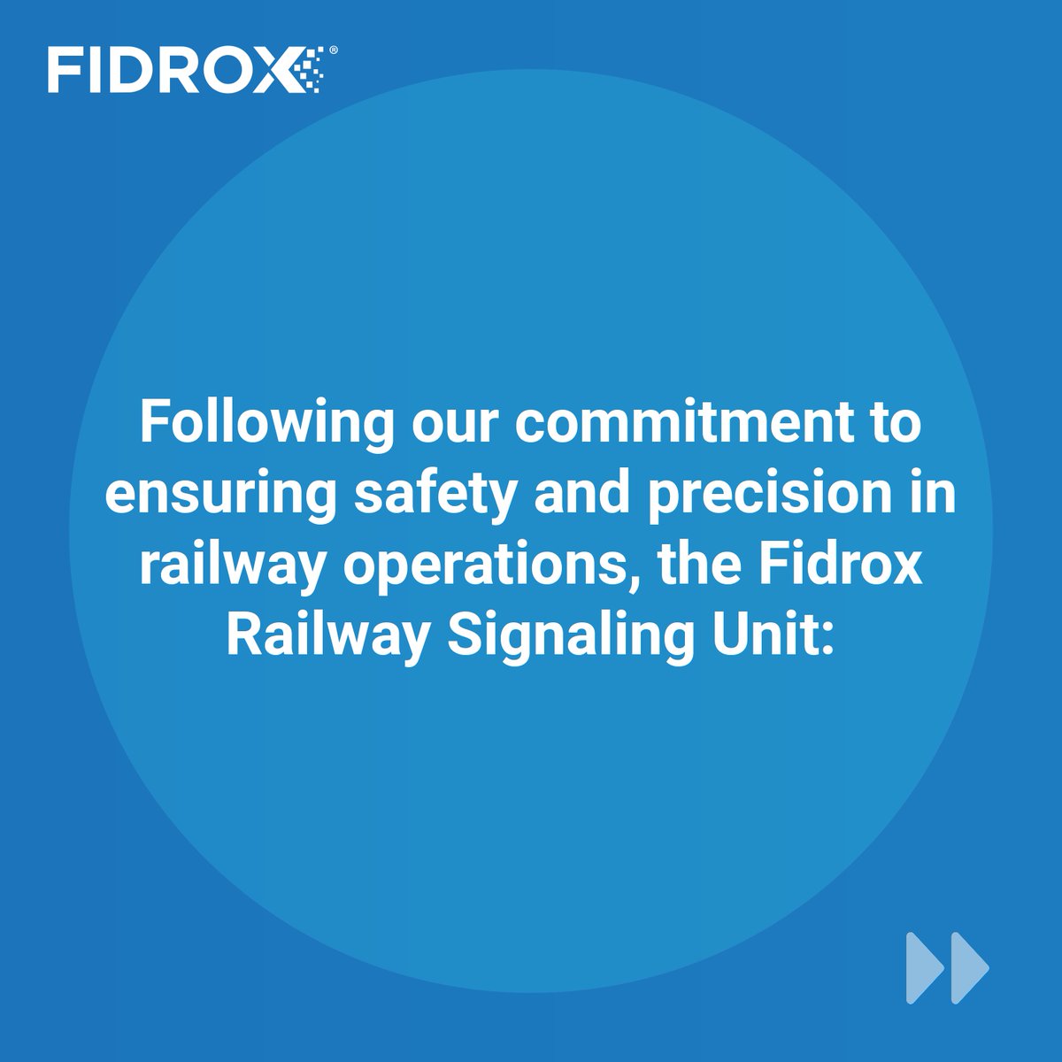Fidroxtech's tweet photo. Building on our wealth of over 50 years of experience, #Fidrox combines modern technologies that help in optimizing signaling operations to enhance the overall railway experience.
Visit us at: https://t.co/tg1wr7Vd3s
#RailwaySystems #RailwaySignalling #Railwaysafety #innovation https://t.co/5nTdtaV1M5