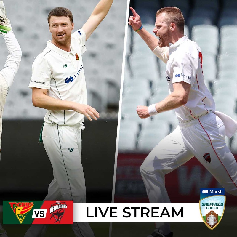 cricketcomau's tweet photo. South Australia have pushed their lead out beyond 315 to start day three. Live stream it here 👇
#SheffieldShield | #TASvSA
